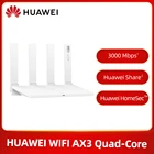 Глобальная версия маршрутизатор Huawei AX3AX3 Pro Wi-Fi 6 Plus Revolution 2,4 ГГц и 5 ГГц четыре ядра 3000 Мбитс беспроводной Wi-Fi роутер AX3