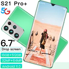 Galaxy S21 Pro+ 2021 New 5G SmartPhone 16+512GB  Support Android 11.0 System Google Facebook For Samsung Galaxy S21  Vivo Phone