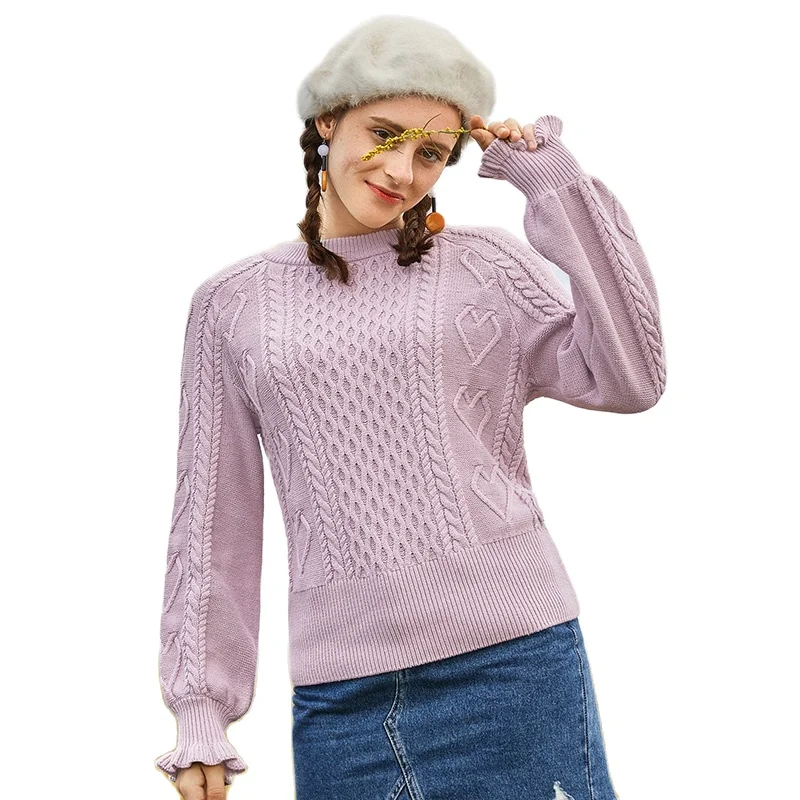 SEMIR свитер с круглым вырезом вязаный женская одежда осень 2018 женские офисные