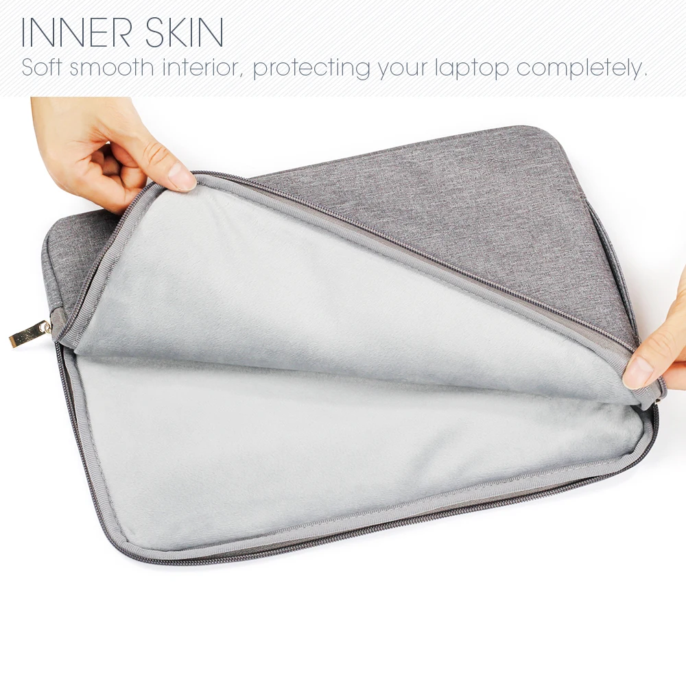 waterproof laptop sleeve bag notebook case for macbook retina pro 13 3 cover for lenovo 11 12 13 14 15 15 6 inch zipper bag free global shipping