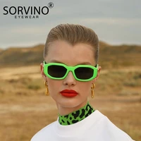 sorvino fashion big frame square sunglasses women rock style rhombus alloy uv400 glamour temples vintage sun glasses