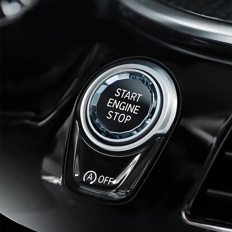 Стильная наклейка для кнопки включения и остановки двигателя BMW 1 2 3 4 5 6 7 серии F20