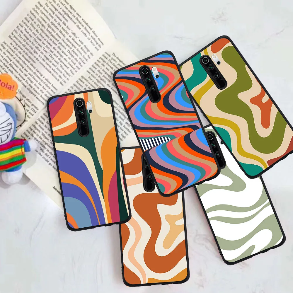 

Liquid Swirl Abstract Art Pattern Beige Sage Green Phone case for Xiaomi Mi 9T Pro Redmi Note 5 6 7 8 8T 9 9S K20 K30 Pro Coque