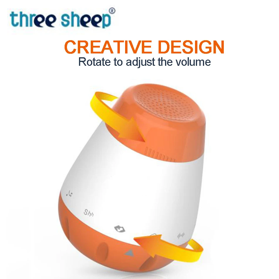 M&aacute;quina Inteligente de m&uacute;sica para beb&eacute;s, Sensor de voz recargable, terapia de sonido para beb&eacute;s, generador de ruido blanco para dormir-1