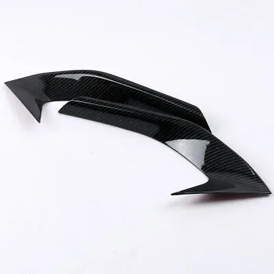 

2* Carbon Fiber Look Front Fog Light Cover Trim For Peugeot 3008 / GT 2017-2020