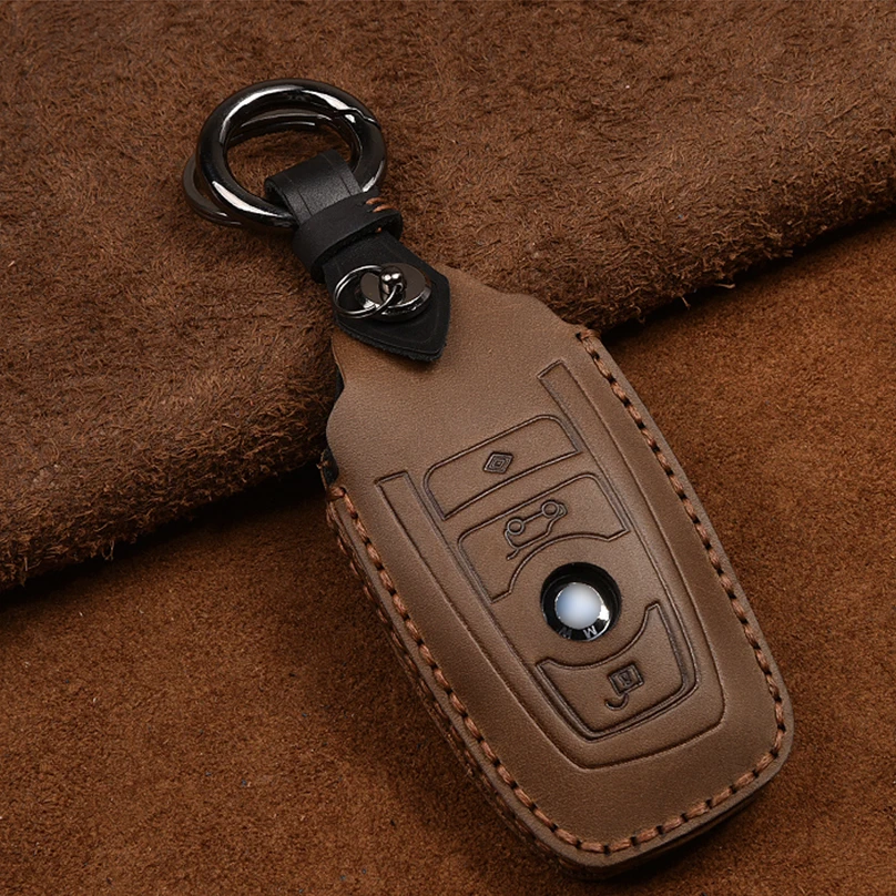 Ручной работы в стиле ретро из натуральной кожи чехол для автомобильного смарт