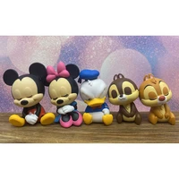 takara tomy genuine gashapon toys mickey mouse minnie mouse chip n dale creative action figure model ornament toys