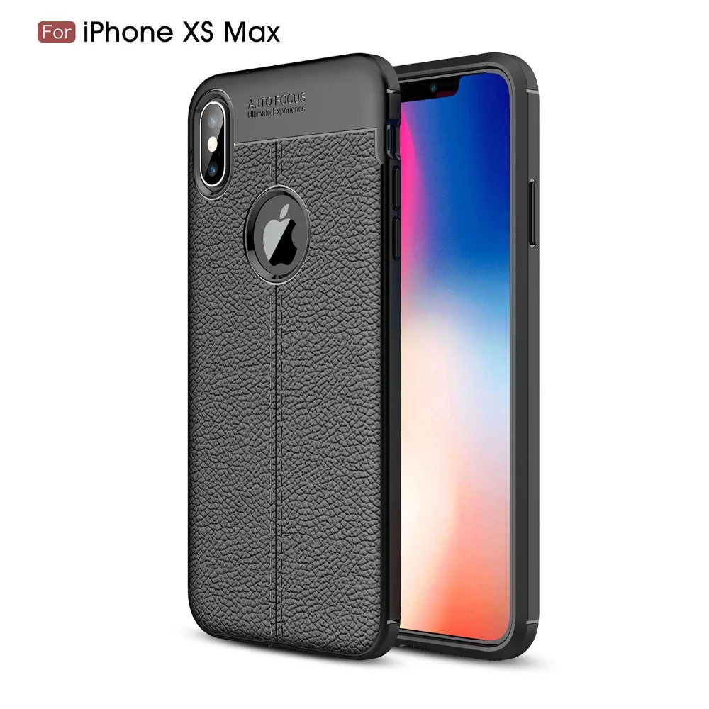 Авто фокус чехол для iPhone 6 7 8 Plus X XR чехол бизнес кожа силиконовый мягкий ТПУ чехлы для iPhone XS MAX Комфортные чехлы