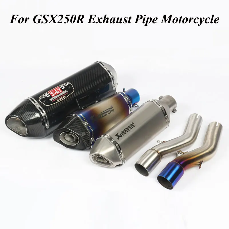 Akrapovic выхлопная труба мотоцикла средней трубы мото SC Средний патрубок