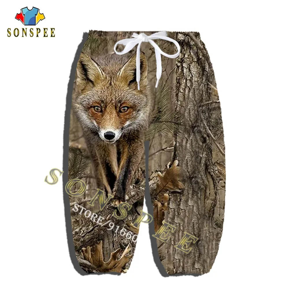 Novelty Streetwear Child Fashion Casual Trousers Unisex Long Pant Animal Hunting Hunter 3D Printed Kids Sweatpants Baby Clothing