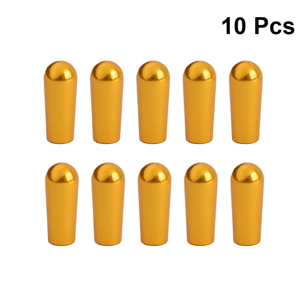 

10 шт. гитарные трехсторонние регулируемые рукоятки для гитарных аксессуаров LP (золотистые)