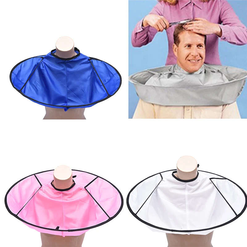 

Hot Sale DIY Hair Cutting Cloak Umbrella Cape Cutting Cloak Hair Shave Apron Hair Barber Gown Cover Household Cleaning Protecter