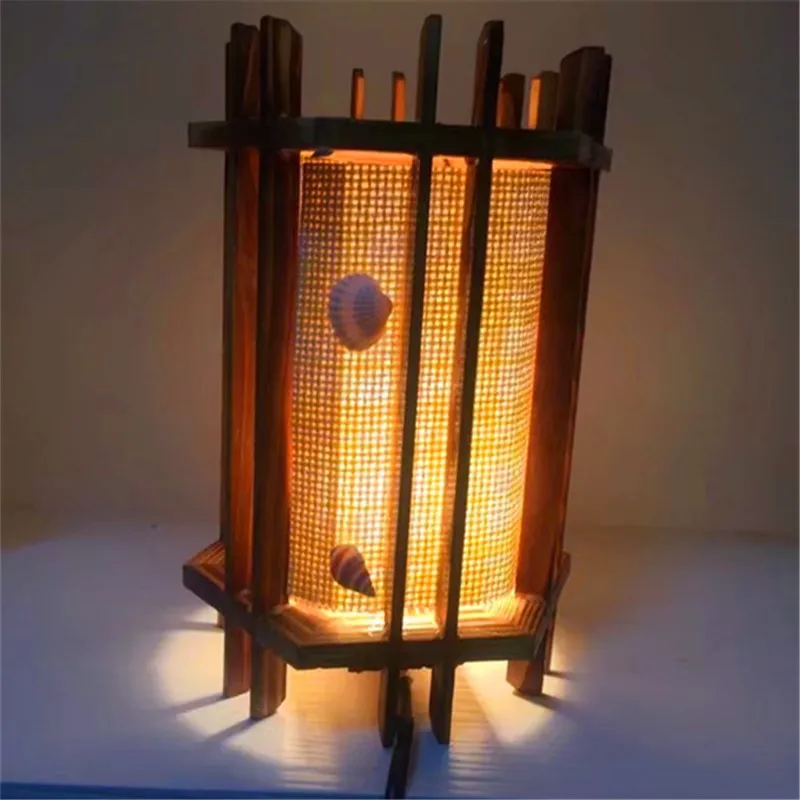 Настольная лампа с теплым светом винтажный светильник в античном стиле