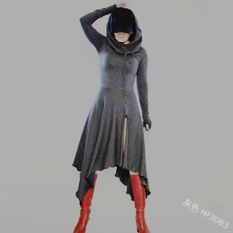 Женское платье с капюшоном в стиле ренессанс вечерние костюмы для косплея на