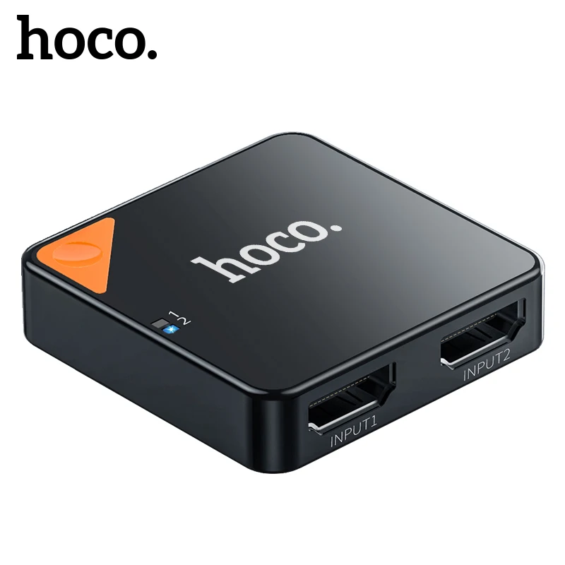 

HOCO 4K 60Hz HDMI-Compatible Switch 1x2/2x1 HDR Splitter Audio Adapter HDMI-Compatible Switcher 2 in 1 out For PS4 TV Box Splitt