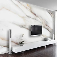 custom self adhesive 3d jazz white marble abstract art photo wall mural living room tv sofa wall sticker papel de parede tapety