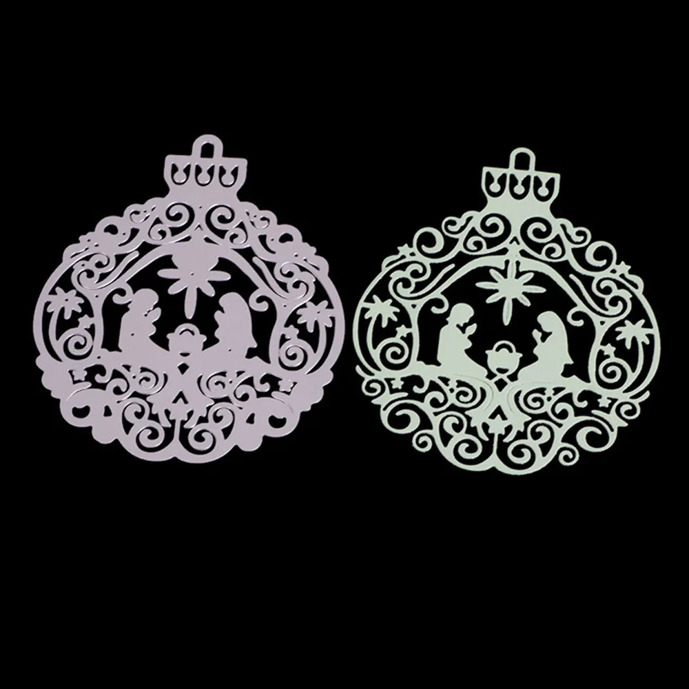 Рождественский орнамент металлические резные штампы DIY Скрапбукинг ремесла