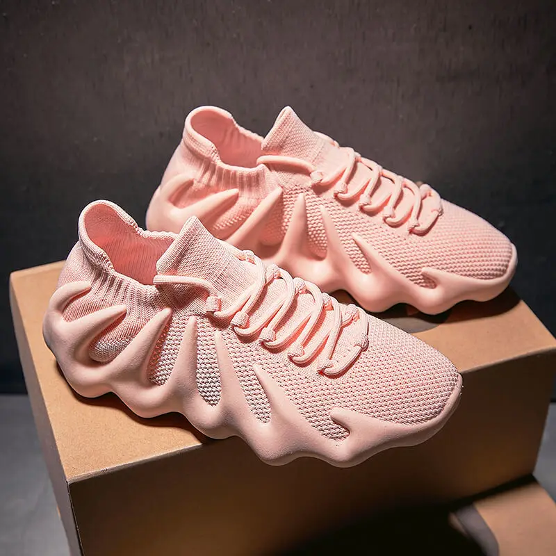 

Summer Fashion Outdoor Trainers Womens Socks Sneakers Chunky Sneakers Women Breathable Knit Unisex Casual Volcano Shoes