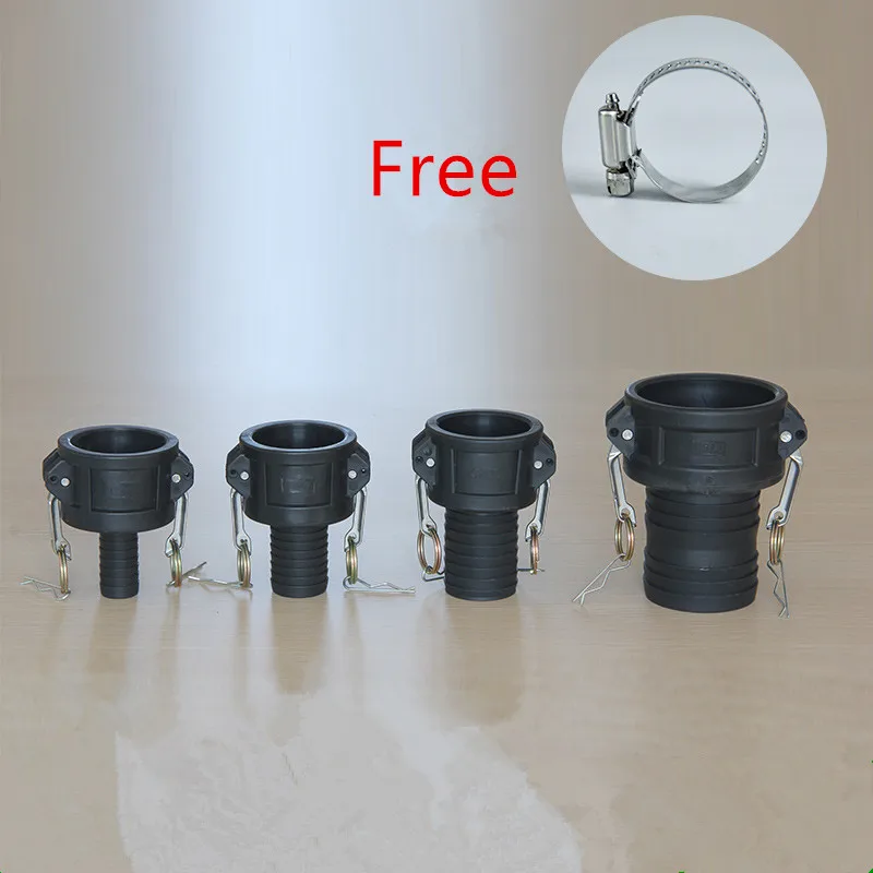 S60 * 6 адаптер для резервуара IBC фитинг из полипропилена Camlock Тип C 64 мм Женский