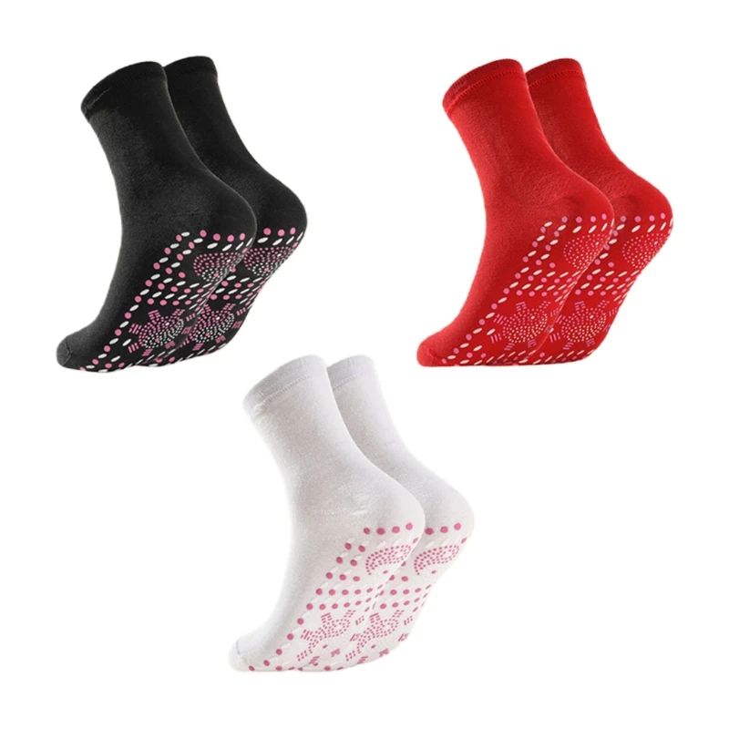 

Magnetic Socks, Heated Socks, Thermal Foot Warmer Socks, Comfortable ＆ Breathable Winter Warm Cotton Socks for Outdoor