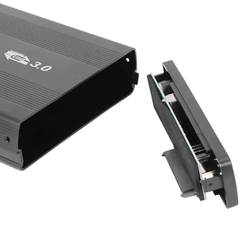 3.5 inch USB 3.0 to SATA SSD Hard Drive Enclosure 480Mbps External Solid State Hard Disk Box 5-Gbps External Port HDD Case