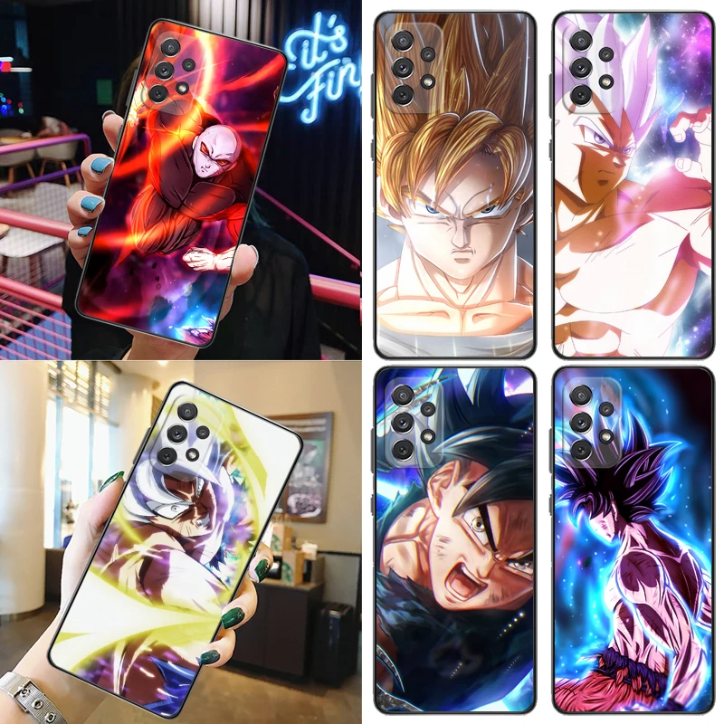 

Super Warrior Dragon Anime Figure Color Painting Phone Case For Samsung Galaxy A52 A72 5G 4G Back Cover Soft TPU Carcasa Coque