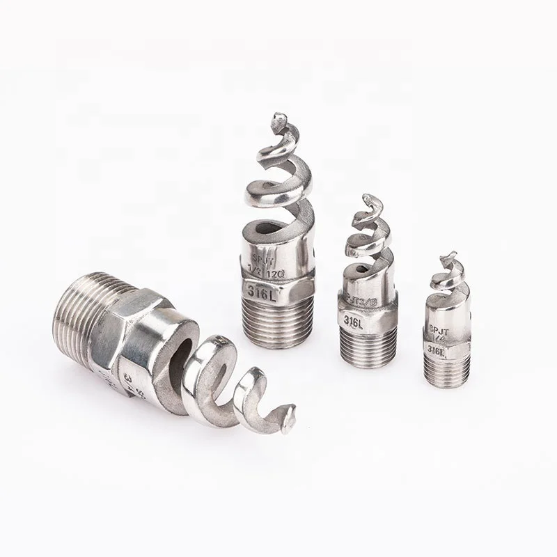 

New 3/8" BSPT Stainless Steel Spiral Cone Atomization Nozzle Spray Sprinkler Heads