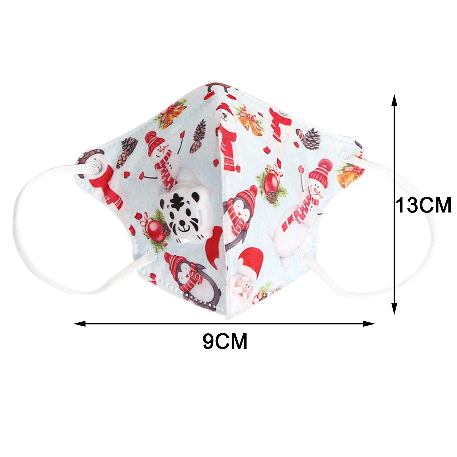 

5 Layer Mascarillas Children's Cartoon Print Mask Infants Breathable Protective Earloop Face Mouth Mask Outdoor Dustproof Masque