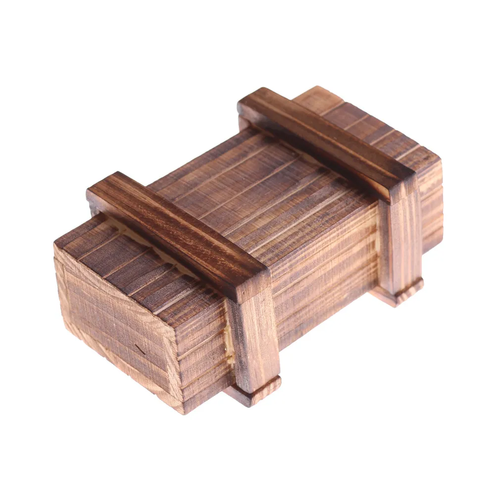 Детский подарок винтажные деревянные коробки-головоломки с секретным ящиком