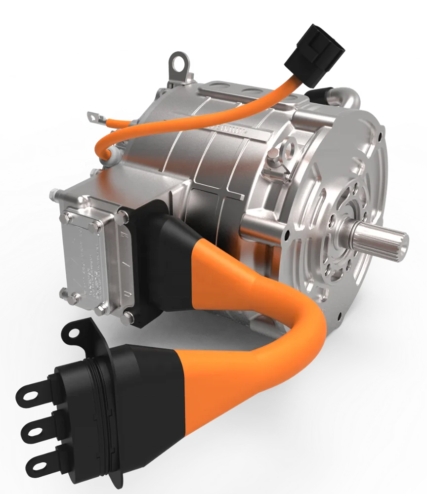 10KW 41KW 60KW 80KW 120KW 336VDC 540VDC 650V Водоохлаждаемый постоянный магнитный синхронный электродвигатель для электрического грузовика EV.