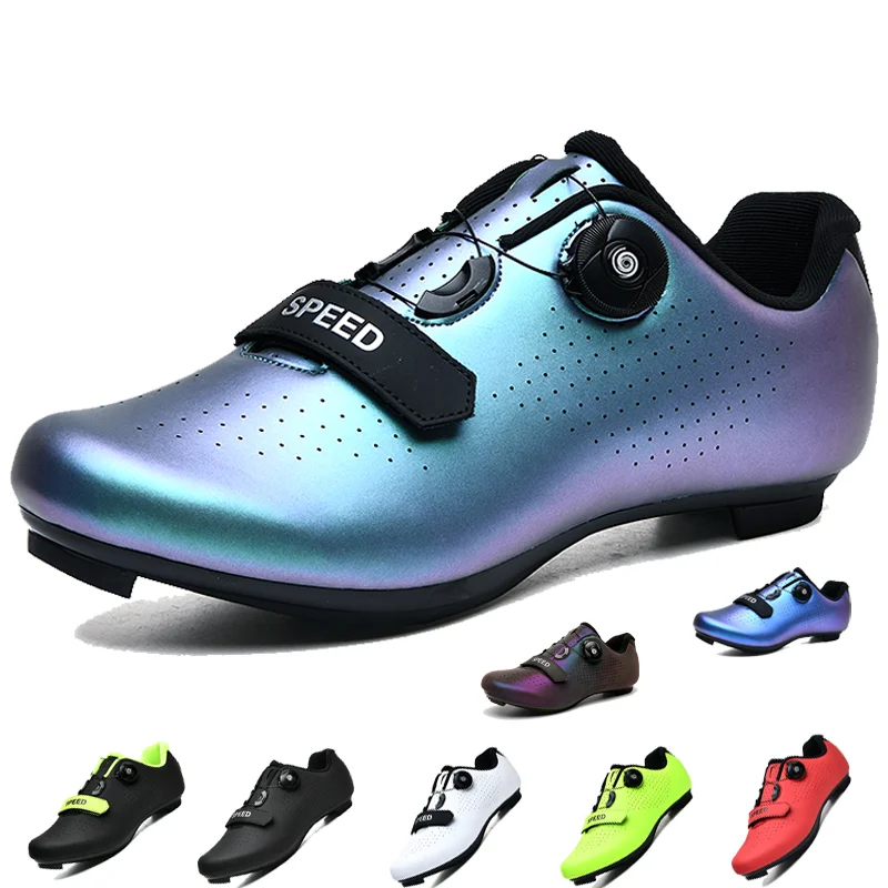 

cycling shoes road bike Rubber Hard bottom mtb spd cleat Bicycle flat Women Cycling Sneakers men sneakers