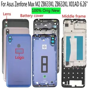 Shyueda 100% Оригинальная Новинка 6,26 дюйма для Asus Zenfone Max M2 ZB633KL ZB632KL X01AD задняя крышка корпуса батарейного отсека средняя рамка
