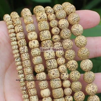 natural 114pcs bodhi rudraksha yellow bodhi beads xingyue bodhi beadsfor diy necklace bracelet jewelry making