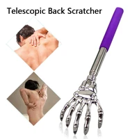 1pc stainless steel telescopic back scratcher claw massager for blood circulation relax health extendable portable massage tool