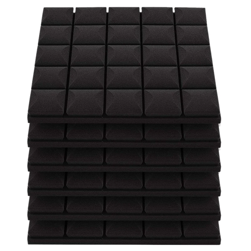 

6 шт звукопоглощающие доска пены, танкетка, доска, задние фоны для студийной съемки для дома на стены и потолок звукопоглощающие пены, 25 блок ...