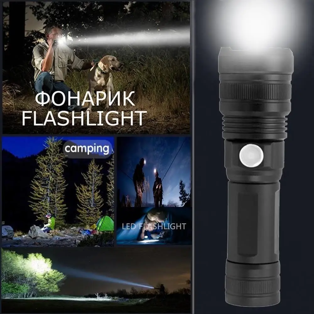 AloneFire H002 XHP50 светодиодный светильник вспышка конвой объектив мощный аккумулятор