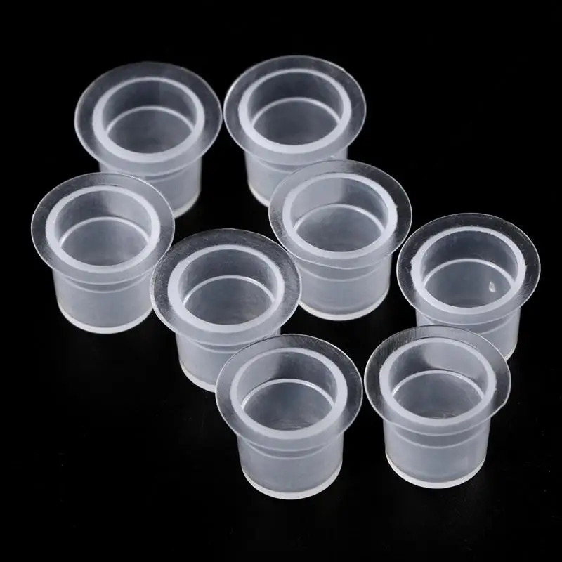 100 шт. одноразовые чернил для татуажа шапки постоянная ресница макияж татуаж