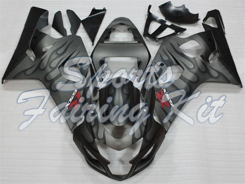 Корпус для GSX R 750 2004 2005 K4 черная и серая рамка набор всего тела GSXR Пластиковые