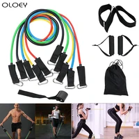 fitness equipment gym sport latex resistance bands crossfit training body exercise yoga tubes pull rope chest expander pilates