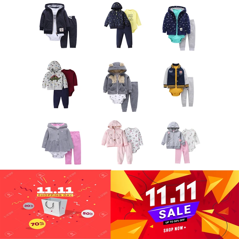 Одежда для маленьких девочек куртка в горошек с длинным рукавом + боди брюки