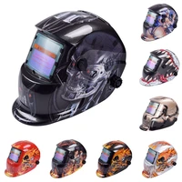 electric welding mask helmet auto darkening adjustable welding lens welding electrician protective equipment hard box packaging