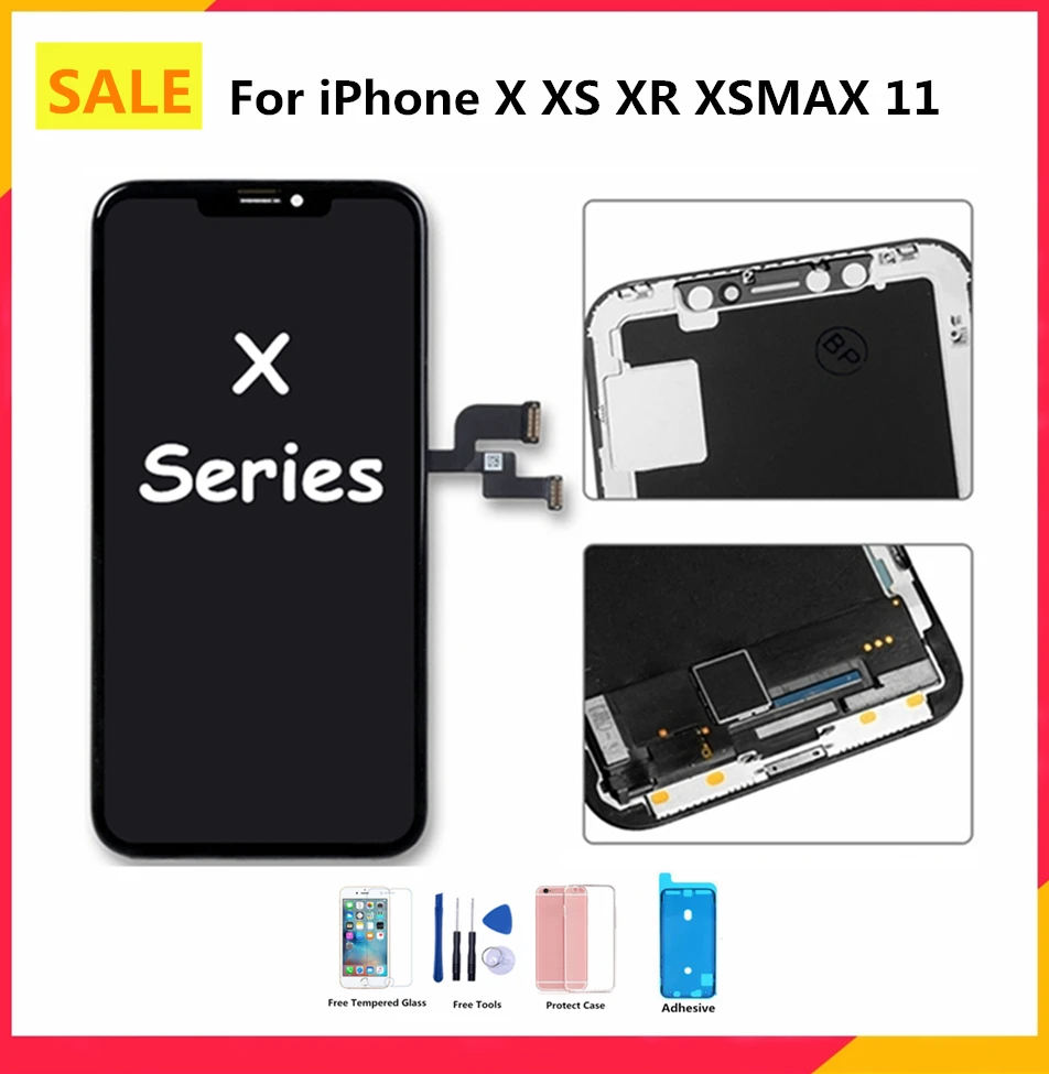 ЖК дисплей ZY GX JK OLED Incell Pantalla PK для iPhoneX XS XR 11 сенсорный экран дигитайзер в сборе iphone