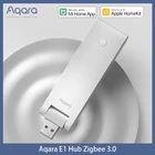 Шлюз Aqara E1 Zigbee 3,0 с Wi-Fi, хаб с дистанционным управлением для всего дома, работает с приложением Xiaomi Mijia и приложением Siri HomeKit