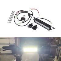 Universal LED Headlight Light Bar with Switch for Yamaha TTR110 Honda CRF110 Kawasiki KLX110 Dirt Bike Lighting Kit
