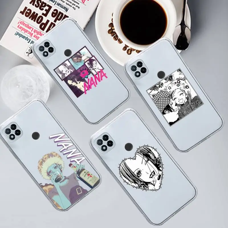 

Nana Anime Oosaki Phone Case Transparent for Xiaomi redmi note 8 9 10 11 t lite pro ultra mix 4 k40