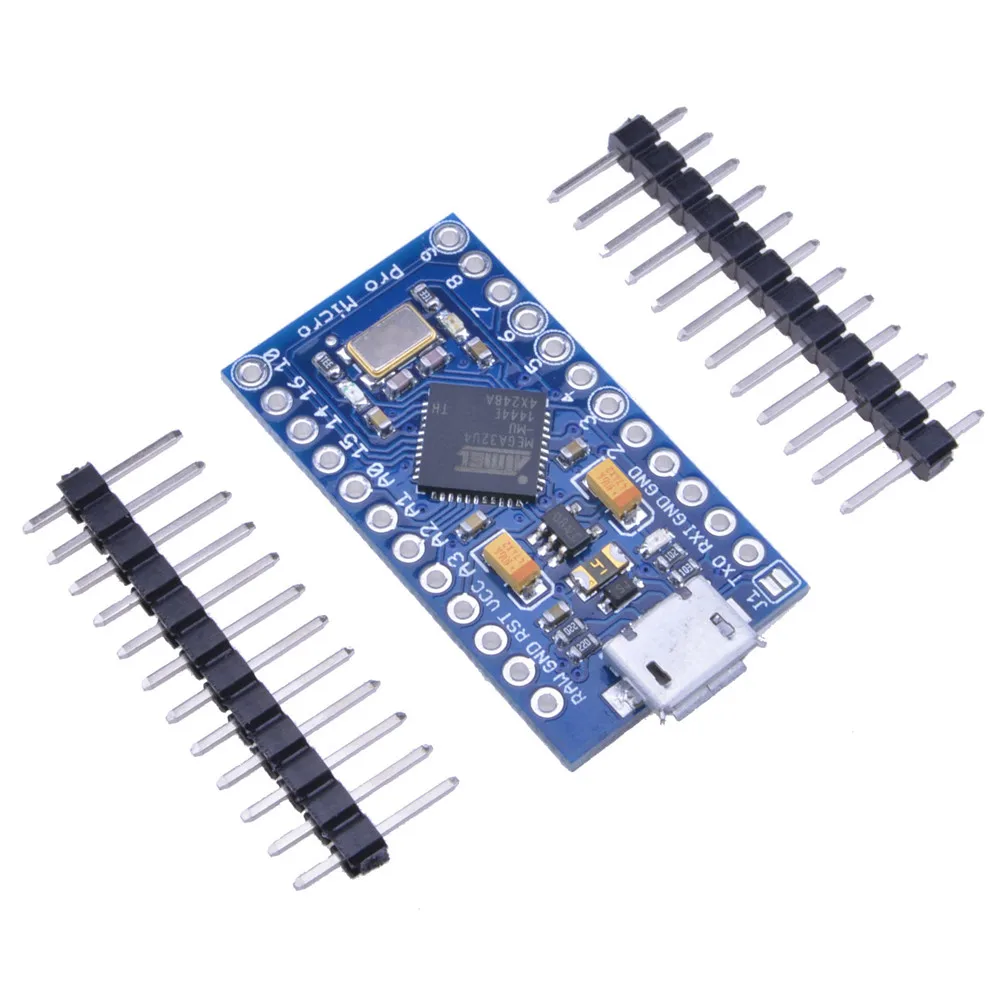 Pro Micro ATmega32U4 3,3/5 V 8/16 МГц заменить ATmega328 для Arduino Pro Mini с 2 Row штыревые для Leonardo Mini Usb Интерфейс
