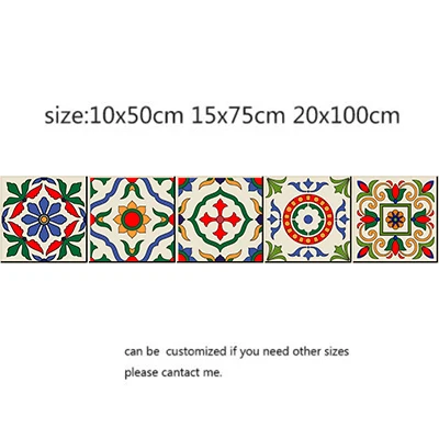 Мозаичная Наклейка на стену в марокканском стиле стикер сделай сам для кухни