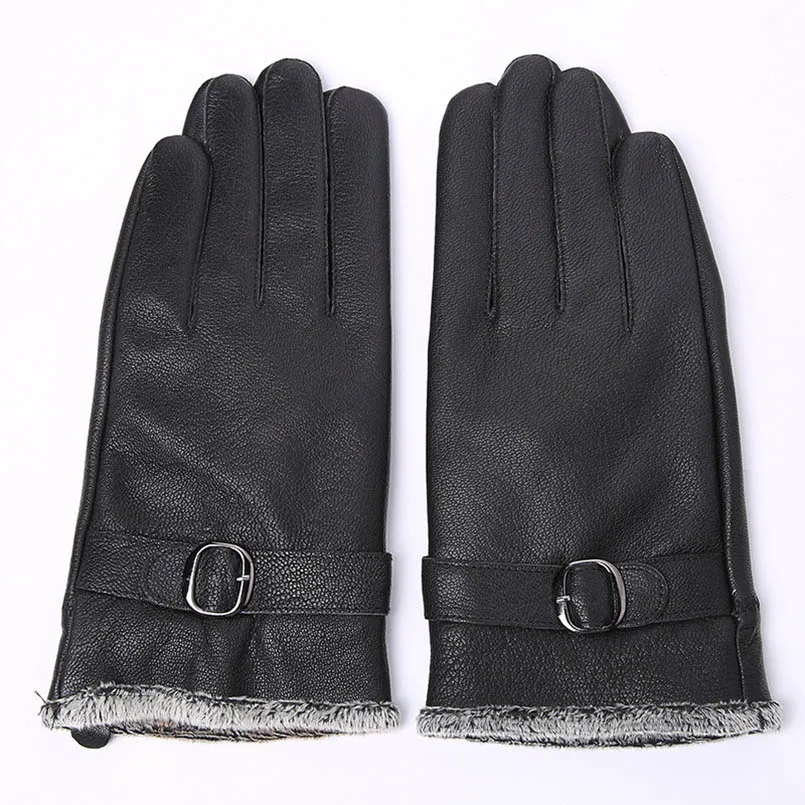 Перчатки EAGLEBORN мужские зимние роскошные варежки из натуральной кожи теплые