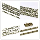 DoreenBeads звеньевая Цепочка Из Сплава на железной основе для ювелирных изделий DIY фурнитура античная бронза цвет для сережек ручной работы кисточка, 2 м