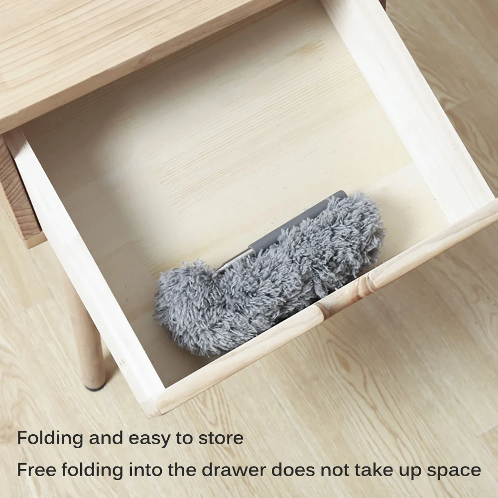 Растягивающаяся удлиняющаяся щетка из микрофибры для пыли регулируемая насадка